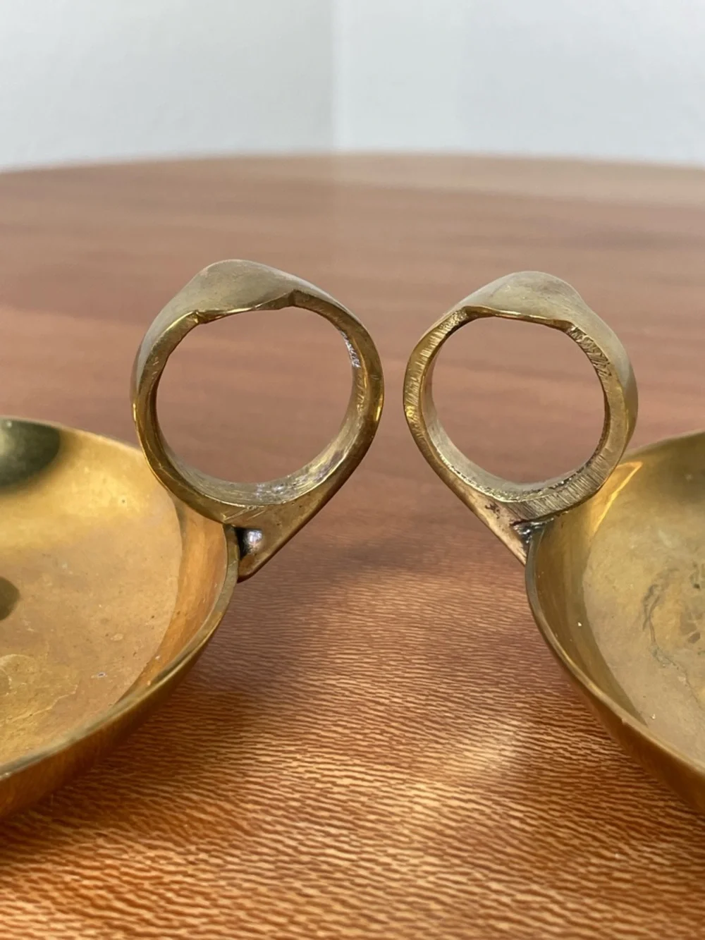 Vintage Brass Candle Stick Holders Decorative Farmhouse Cottagecore